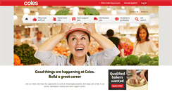 Desktop Screenshot of colescareers.com.au